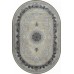 Иранский ковер Hadi 122221 Серый овал